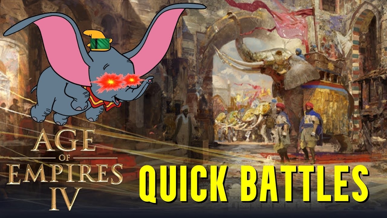 UNLEASH THE WAR ELEPHANTS | Age of Empires 4 Multiplayer Battles