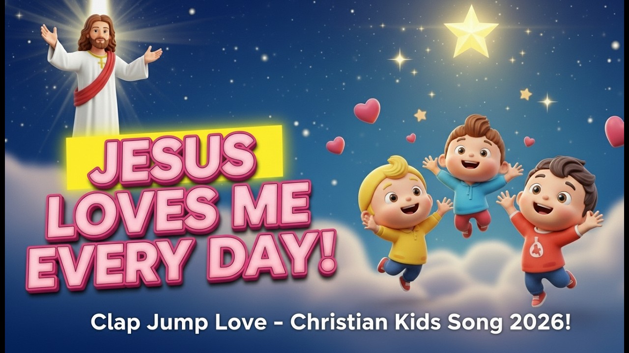 Jesus Loves Me Every Day – Happy, Sad, Calm | Christian Kids Song 2026