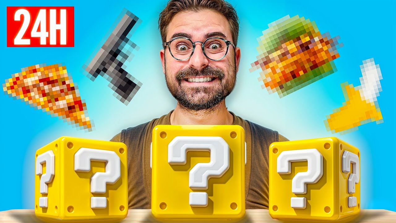 Sopravvivo PER 24 ORE utilizzando SOLO MISTERY BOX!