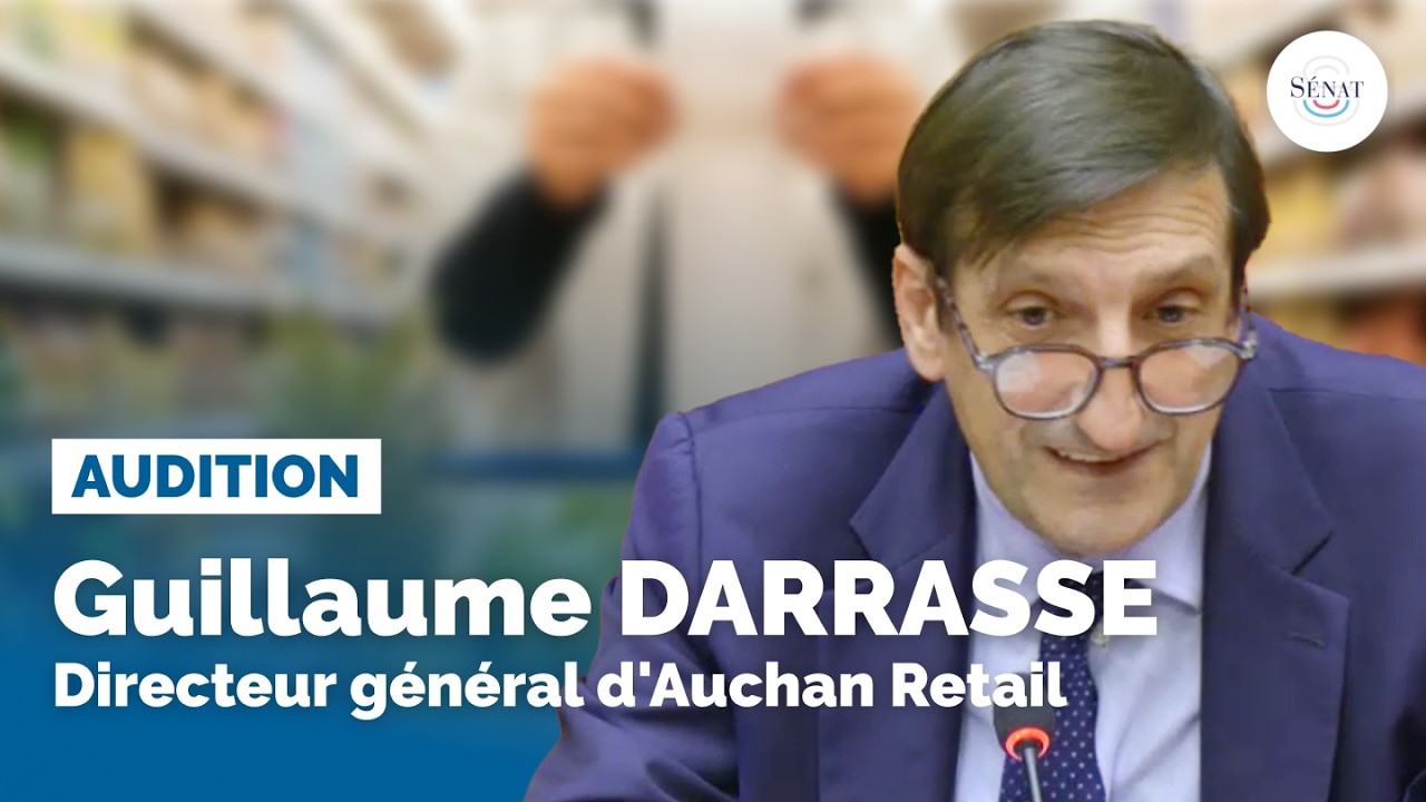 Marges de la grande distribution : audition de Guillaume Darrasse