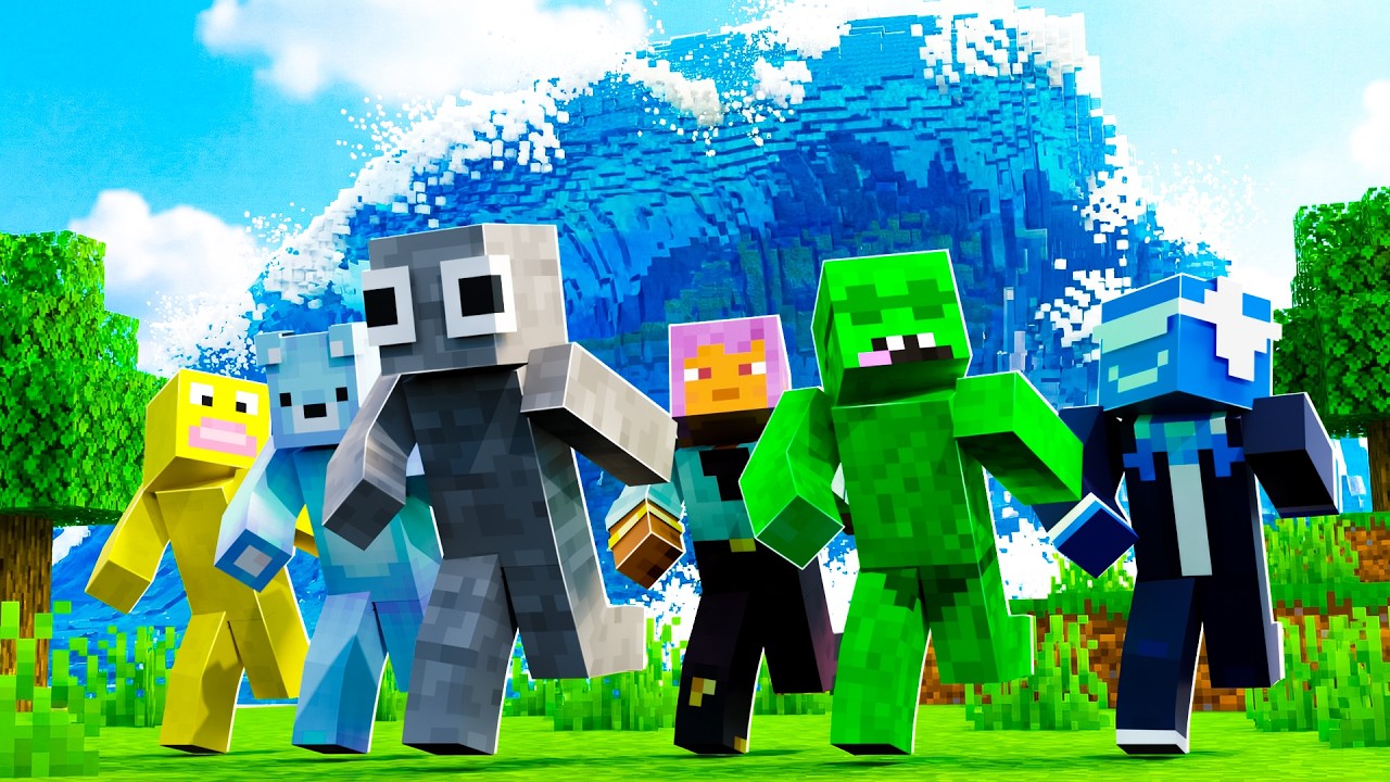 I coded 100 Random Events For my Friends to Survive in Minecraft
