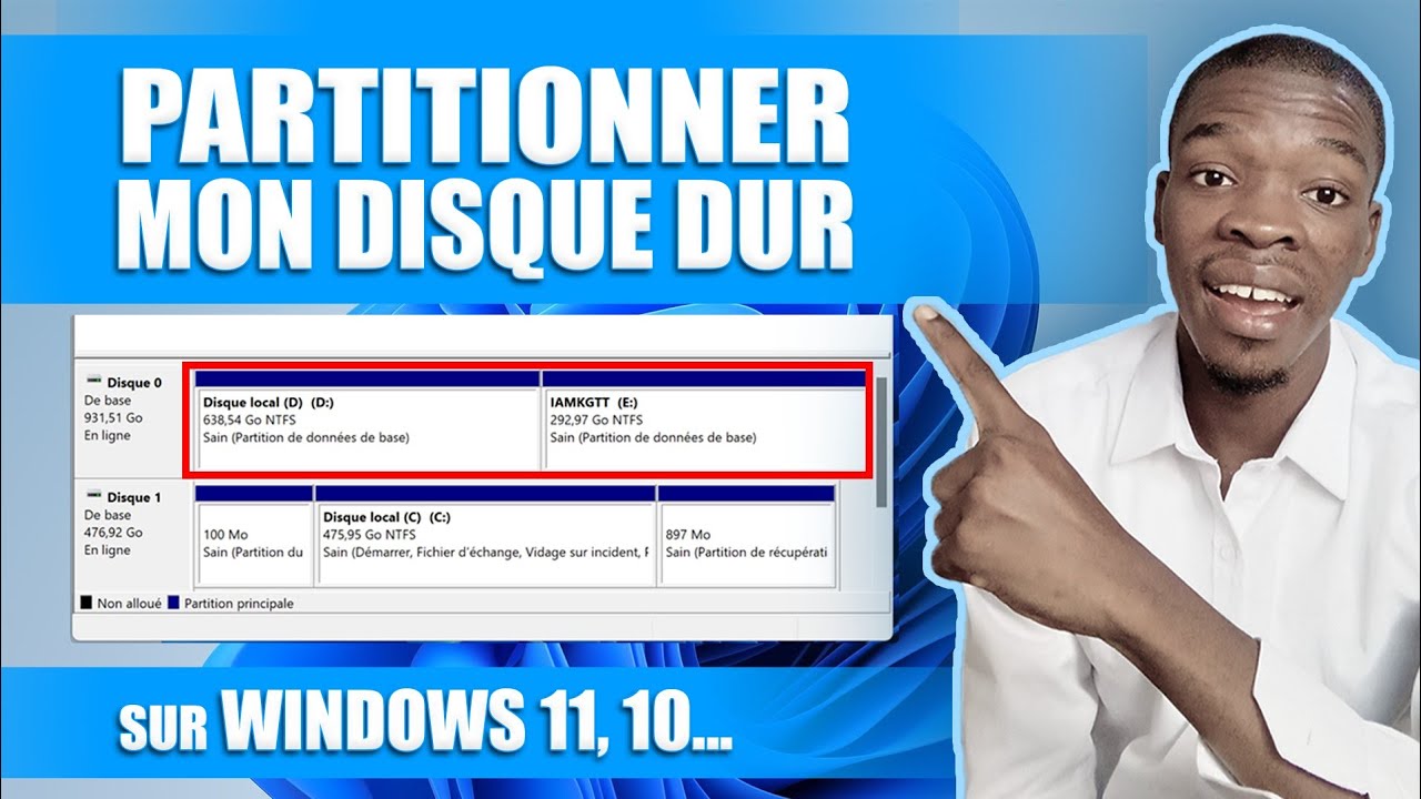 Comment partitionner un disque dur sur windows 11&10 en 2023 | Create disc partition || WINDOWS TIPS