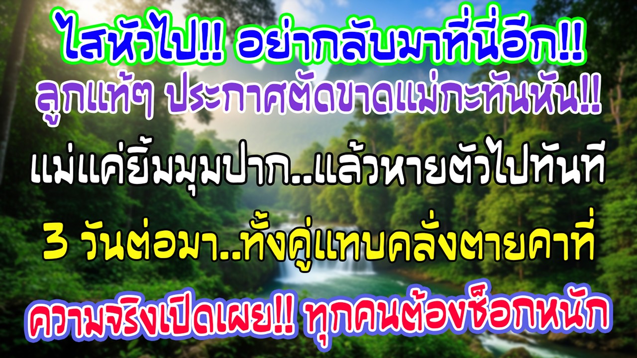 “ออกไปจากบ้านซะ!” ลูกชายสะใภ้ตัดขาดฉันกะทันหัน ฉันแค่ยิ้มแล้วหายไป3วัน ก่อนเขาแทบช็อกเมื่อรู้ความจริ