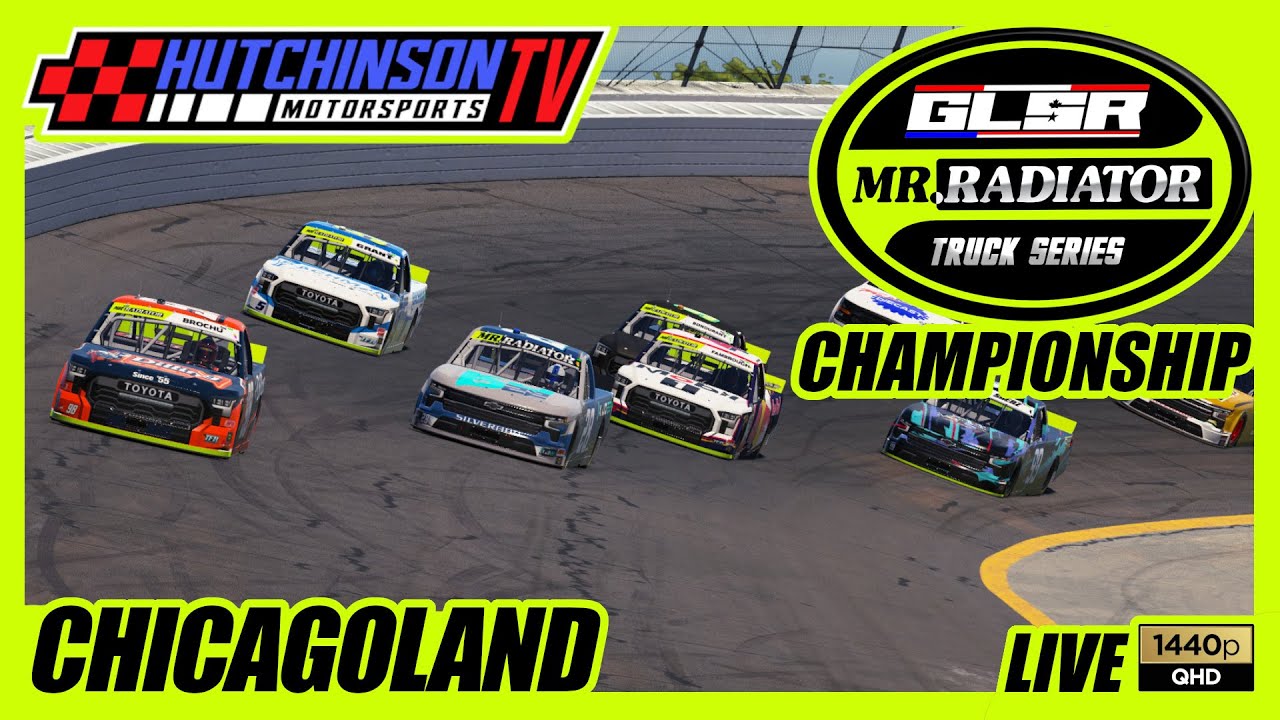 LIVE iRacing GLSR Mr. Radiator Truck Series @ Chicagoland - Starts at 8:50PM EST