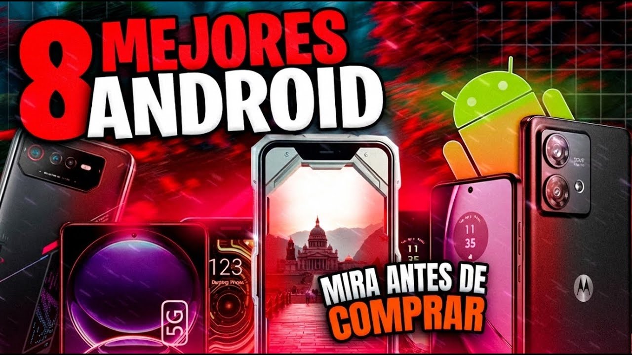 TOP 8 MEJORES MÓVILES ANDROID EN 2026 (Descubre el Mejor Móvil Android)