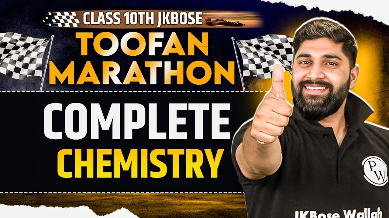 JKBOSE Class 10th Science | Complete Chemistry🔥 (Theory + CYQ's) | TOOFAN Marathon 🌪️