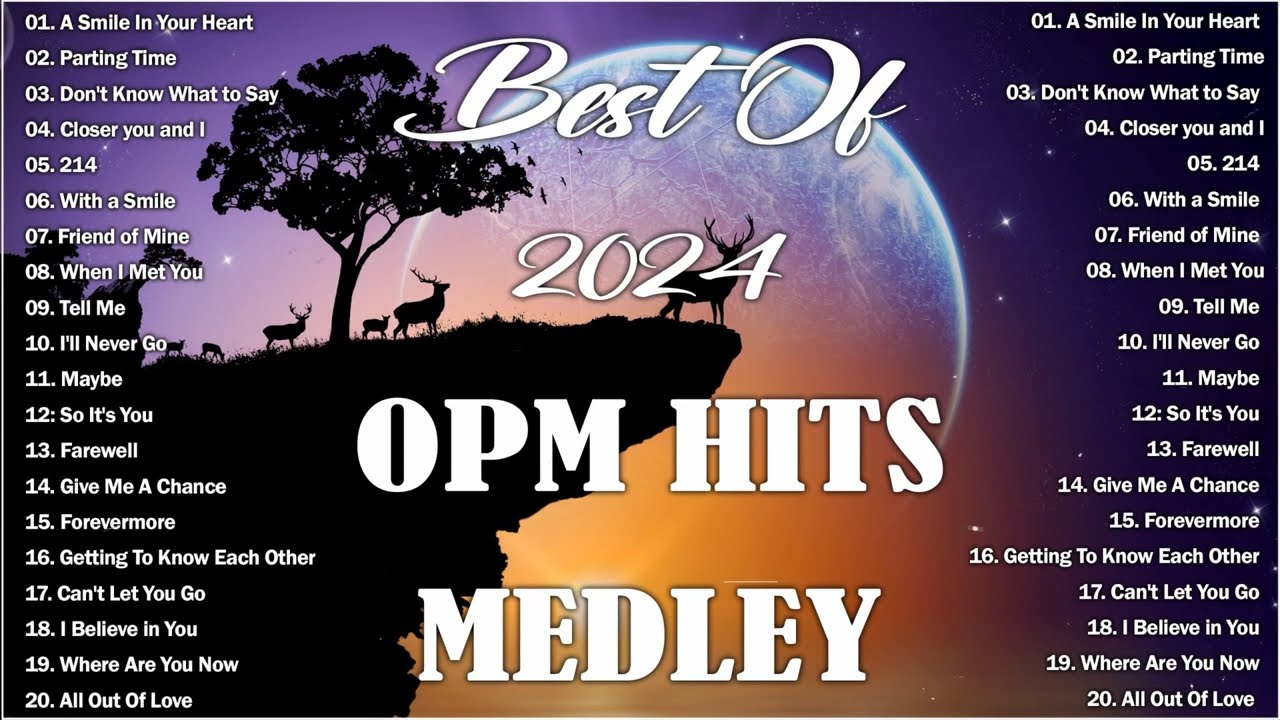 OPM Hits Medley 2024💕CLASSIC OPM ALL TIME FAVORITES LOVE SONGS✨ LUMANG TUGTUGIN MEDLEY 80S 90S #opm