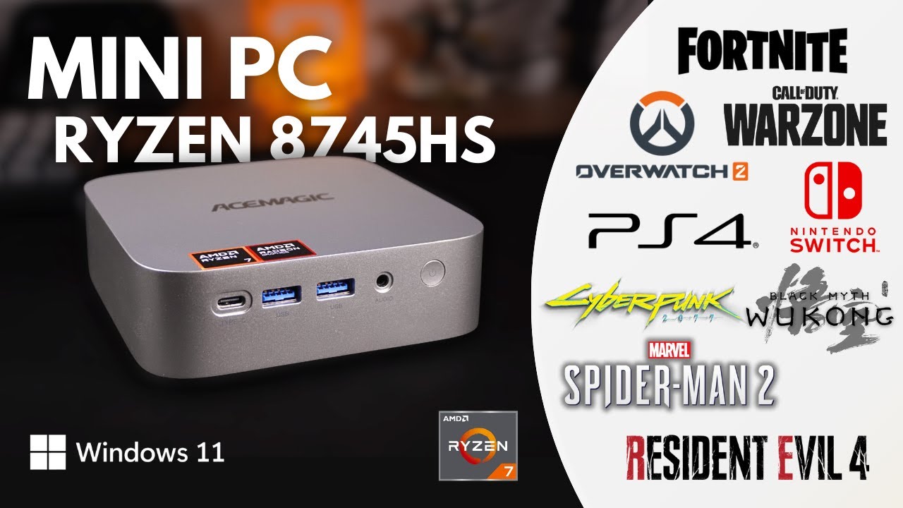Esta Mini PC corre Todo a 2K y Emula PS4! AceMagic Warlord Mini W1 Ryzen 8745HS