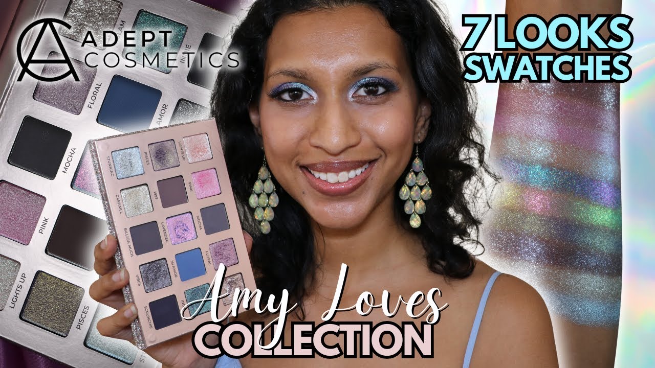 Adept x AMY LOVES Review, Swatches & 7 Tutorials | Adept Cosmetics Discount Code: RANITA