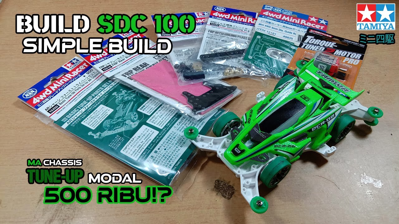 [ミニ四駆 ] Modif DCR-02 Jadi Side Damper Class 100 (Simple Build - MA Chassis) #80