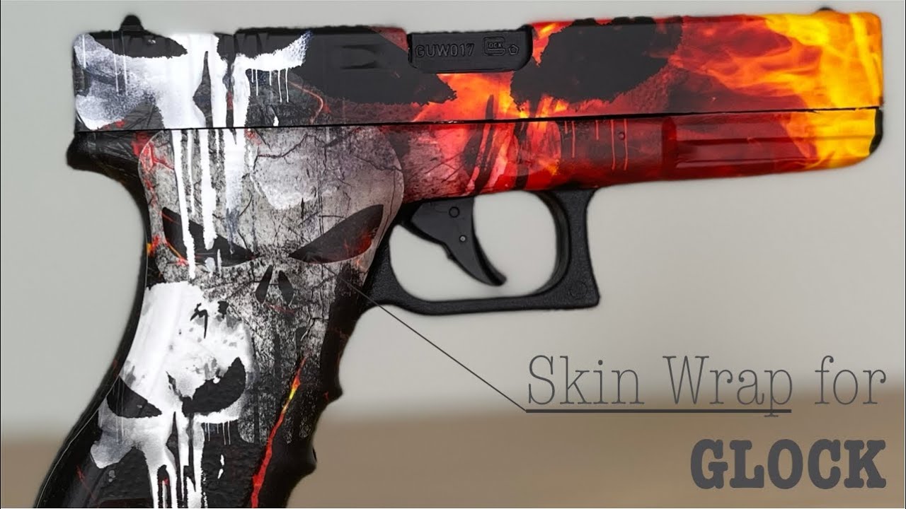 Pistol Skin &ndash; Heavy Duty Vinyl Gun Wrap for Glock, Waterproof, Easy to Install, Protective Gun Skin