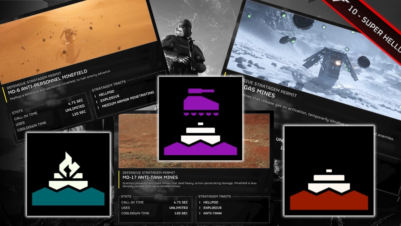 Helldivers 2 - How to use Mines for a loadout - Gameplay, Tip/Tricks, Guide & More!