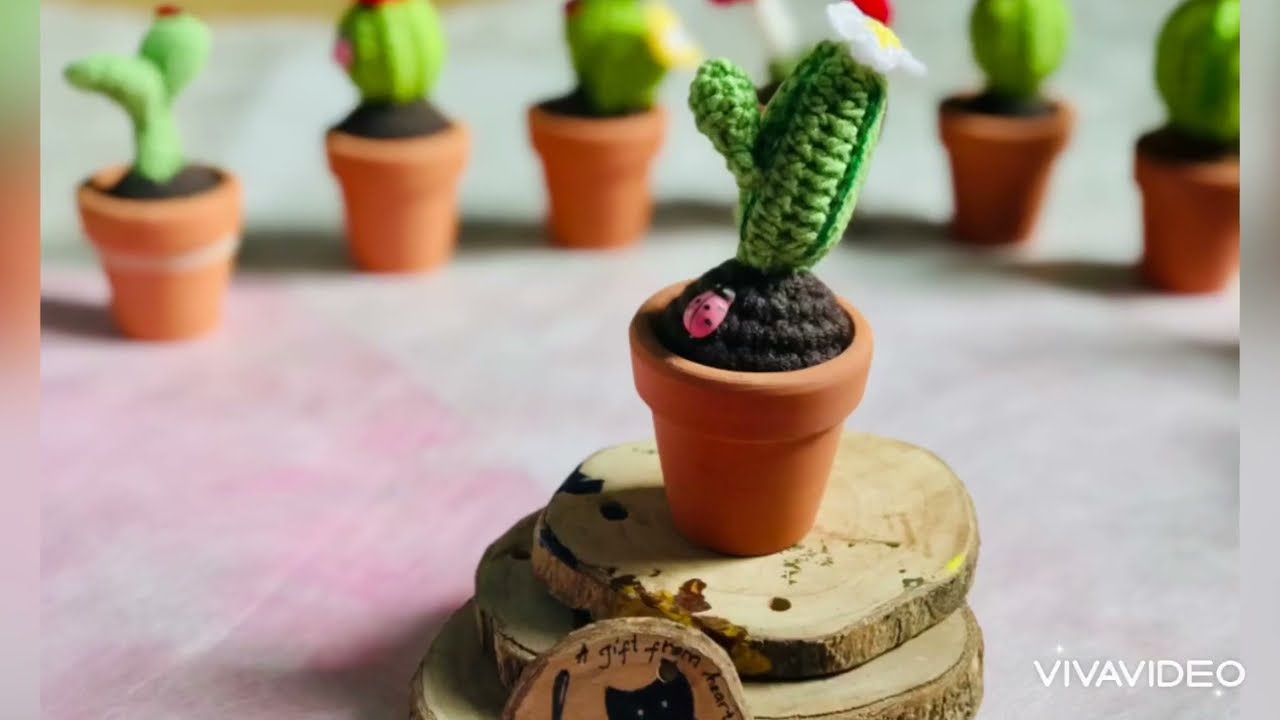 Móc cây xương rồng mini - mẫu NT01 (phần 1)/ Mini cactus NT01