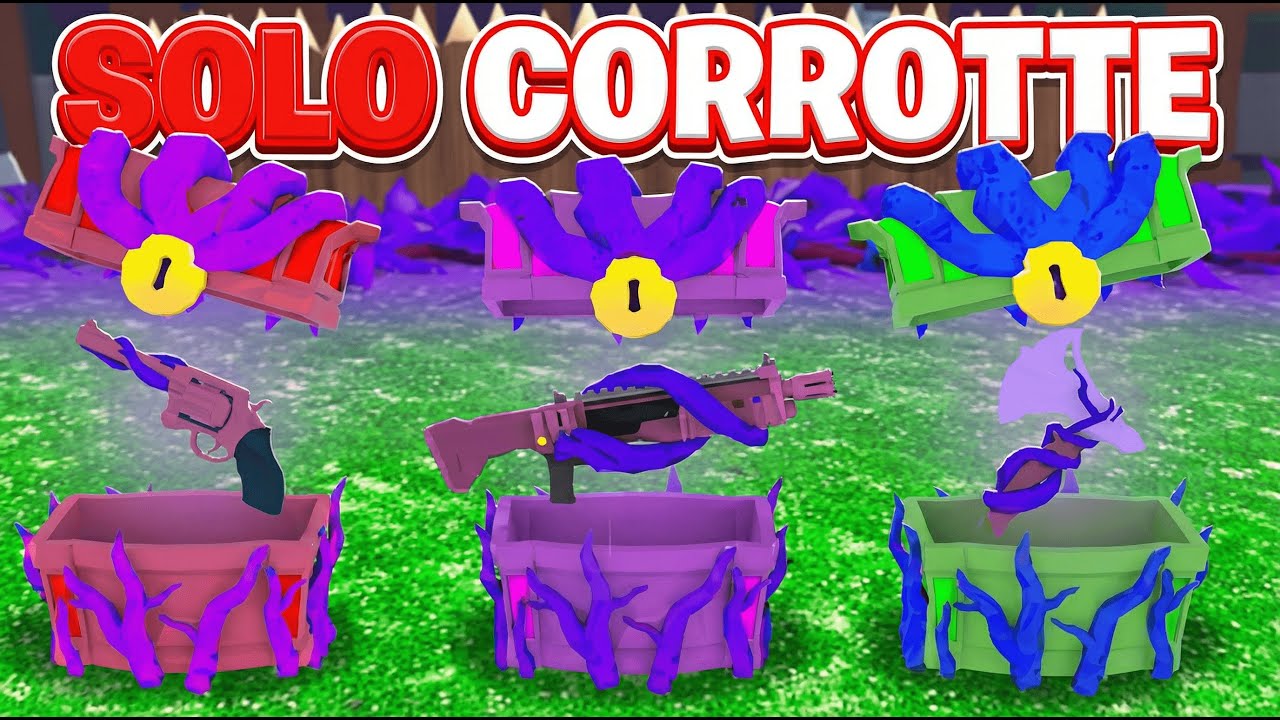 USO SOLO ARMI CORROTTE su 99 NOTTI nella FORESTA! ROBLOX ITA