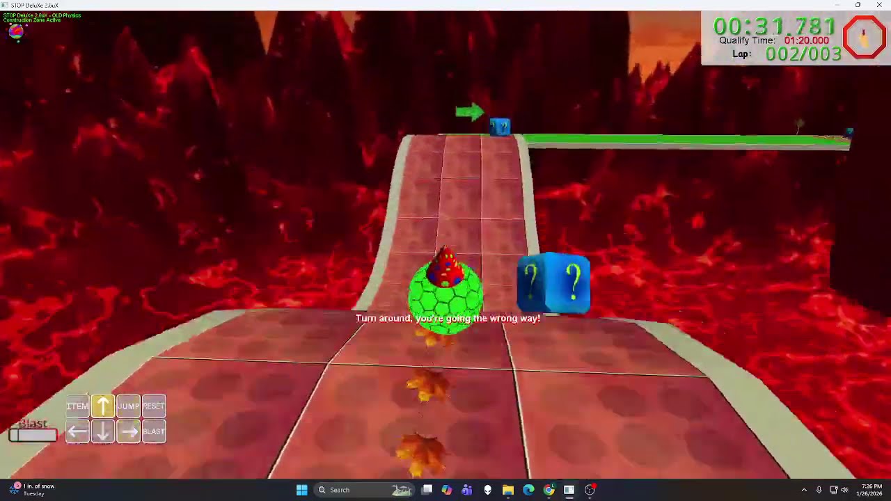 Marble Blast Stop DeluXe January 2026 activity: 3 Lap Track