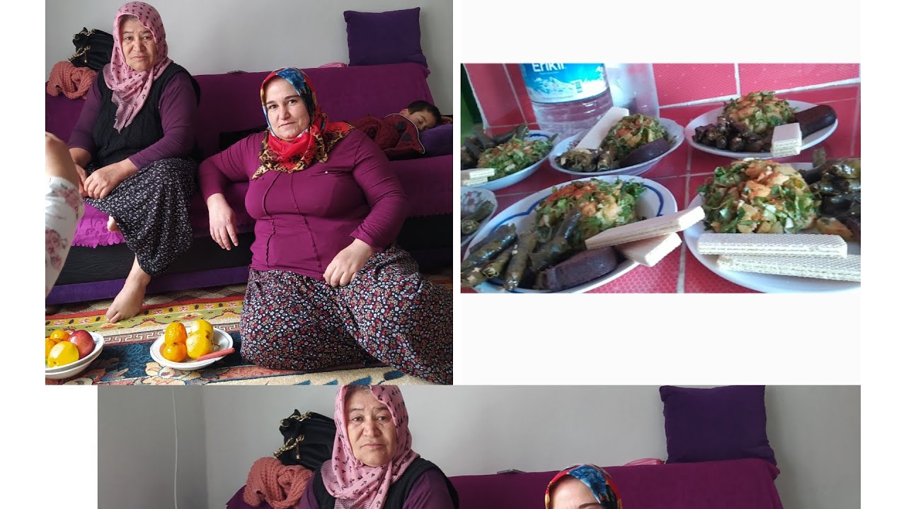 ANNEMİ ZİYARETE GİTTİM  KİMLER VARMIŞ KİMLER  YENGEMLE ANNEM BAYA DOLMUŞ BİZİMLE UĞRAŞMAYIN YETER