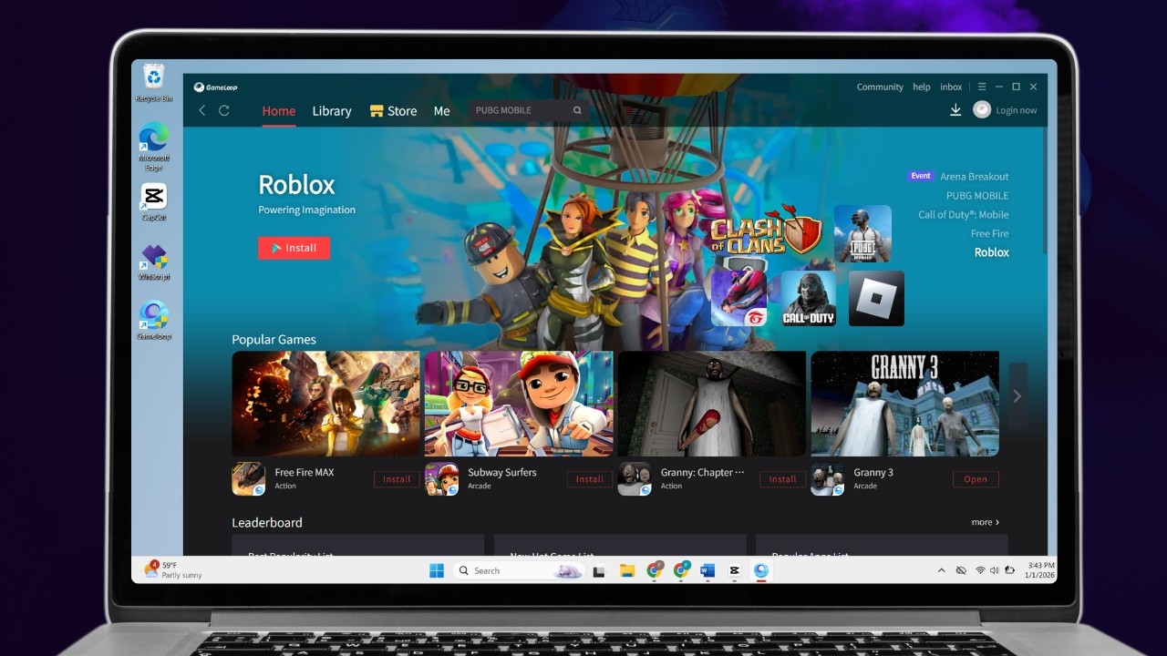 How to Install Gameloop on Windows | Play Android Games on PC/Laptop | Best Android Emulator