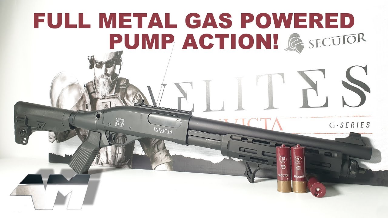 SECUTOR VELITES INVICTA G-V / Gas Powered / Pump Action / Airsoft Unboxing