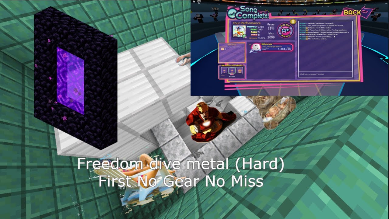 (First EVER NoMiss) FREEDOM DiVE METAL DIMENSIONS (Hard) | Nogear | x2100 combo | A+