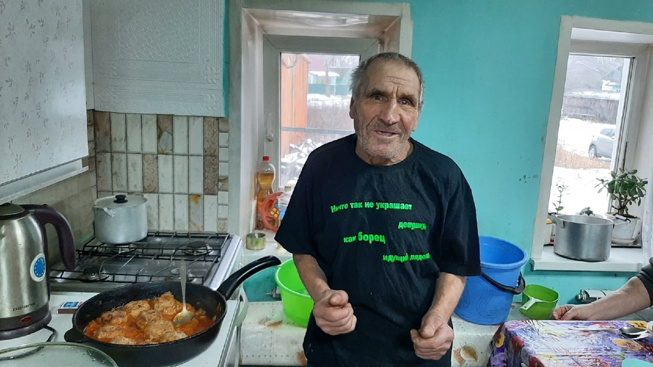 ГОТОВИМ ГРЕЧАНИКИ! ДЕД МАТВЕЙ ПОМОГАЕТ!!!День добрых дел !