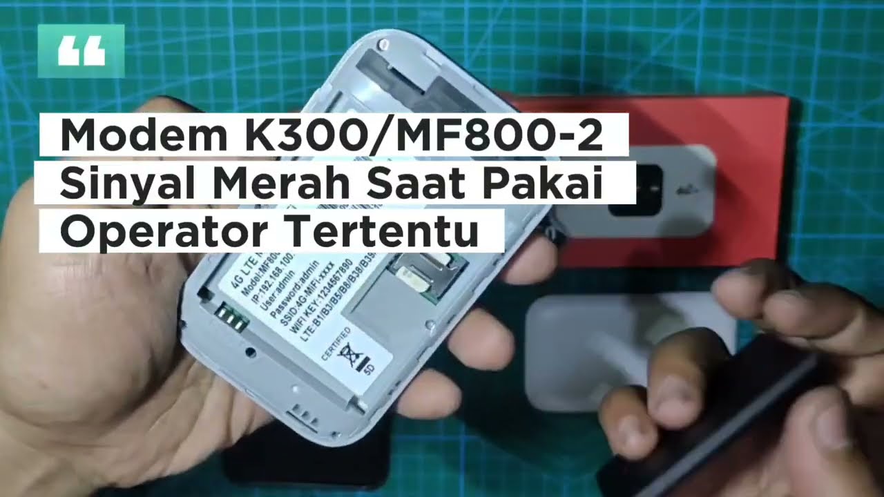 Modem K300/MF800-2 Sinyal Tidak Ada, Ganti IMEI Langsung Bisa