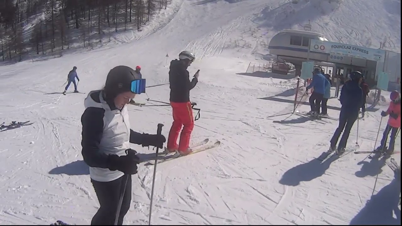 Skiing in La Thuile Italy 2024 San Bernardo to La Thuile
