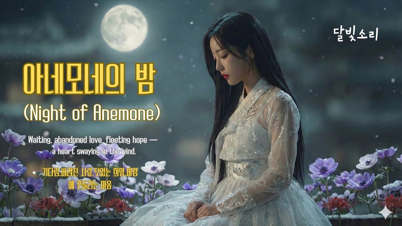 아네모네의 밤 (Night of Anemone)Dreamy Fantasy Ballad | Lonely Night Mood 꽃말을 잊지마세요