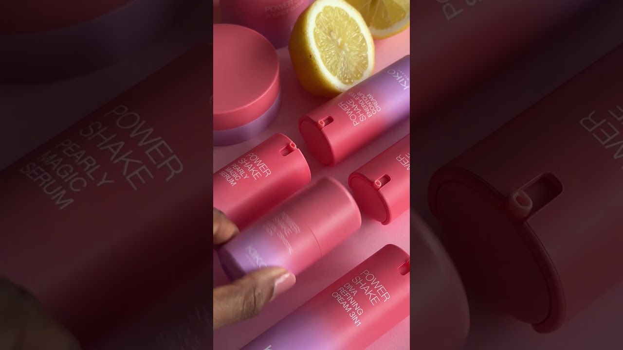 KIKO Milano - Power Shake - Glow Me Up Mask&Cool Crystal Stick Swatches