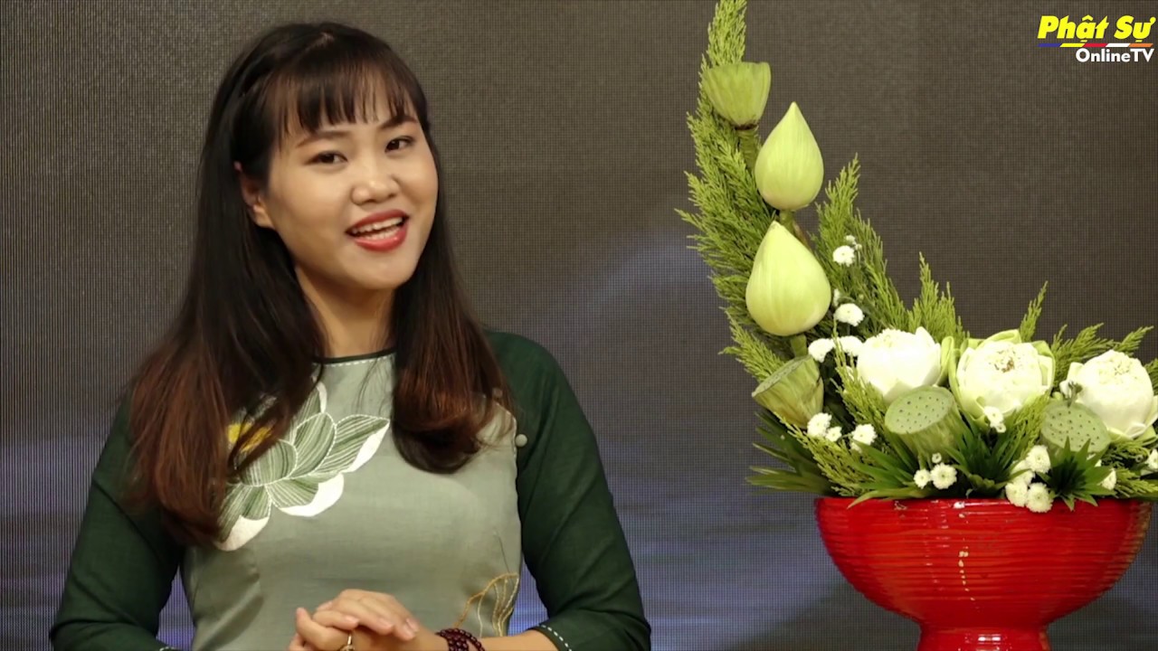 HƯỚNG DẪN CẮM HOA 7: CẮM HOA DÂNG PHẬT - DÁNG TRĂNG NON