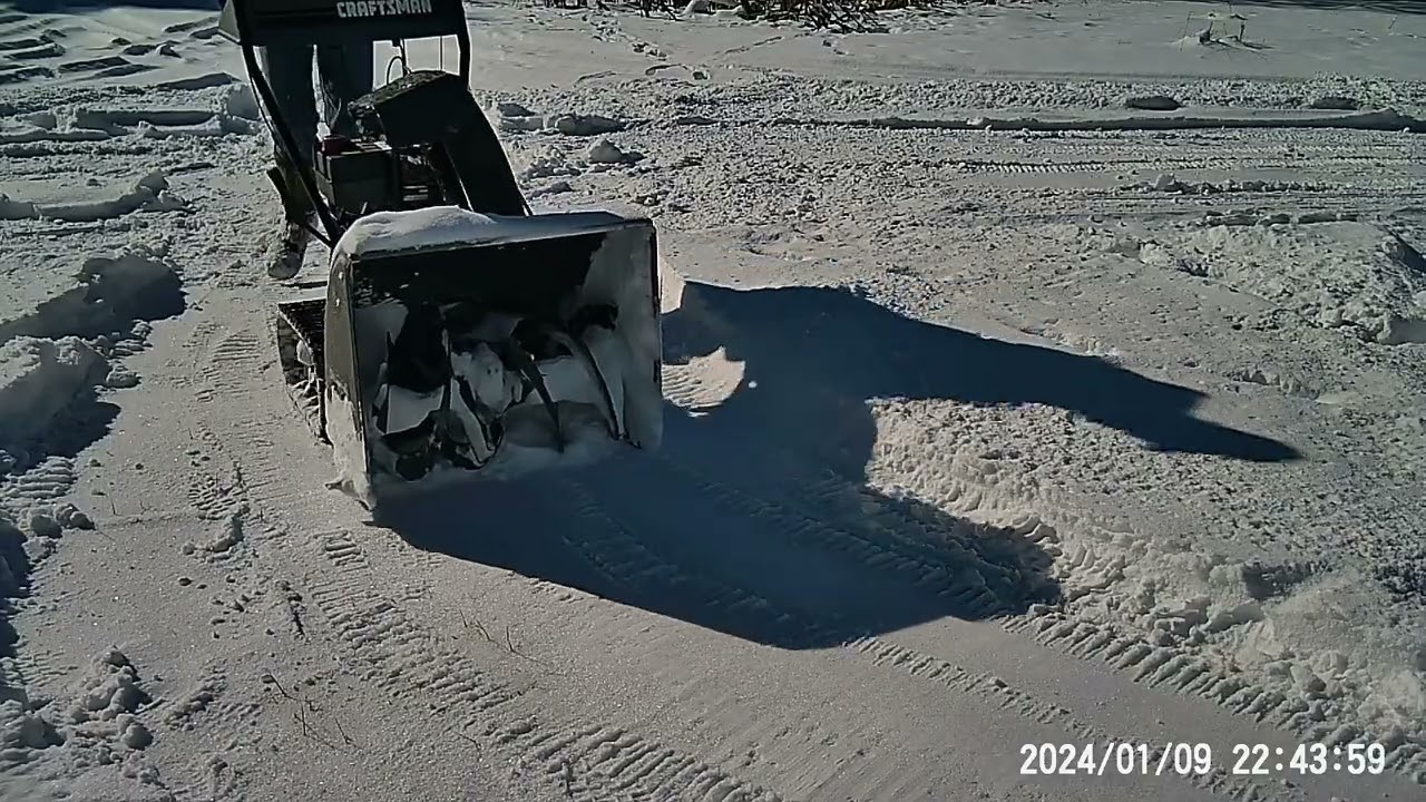 Stuck Tractors and Flying Snow w/ New Intro