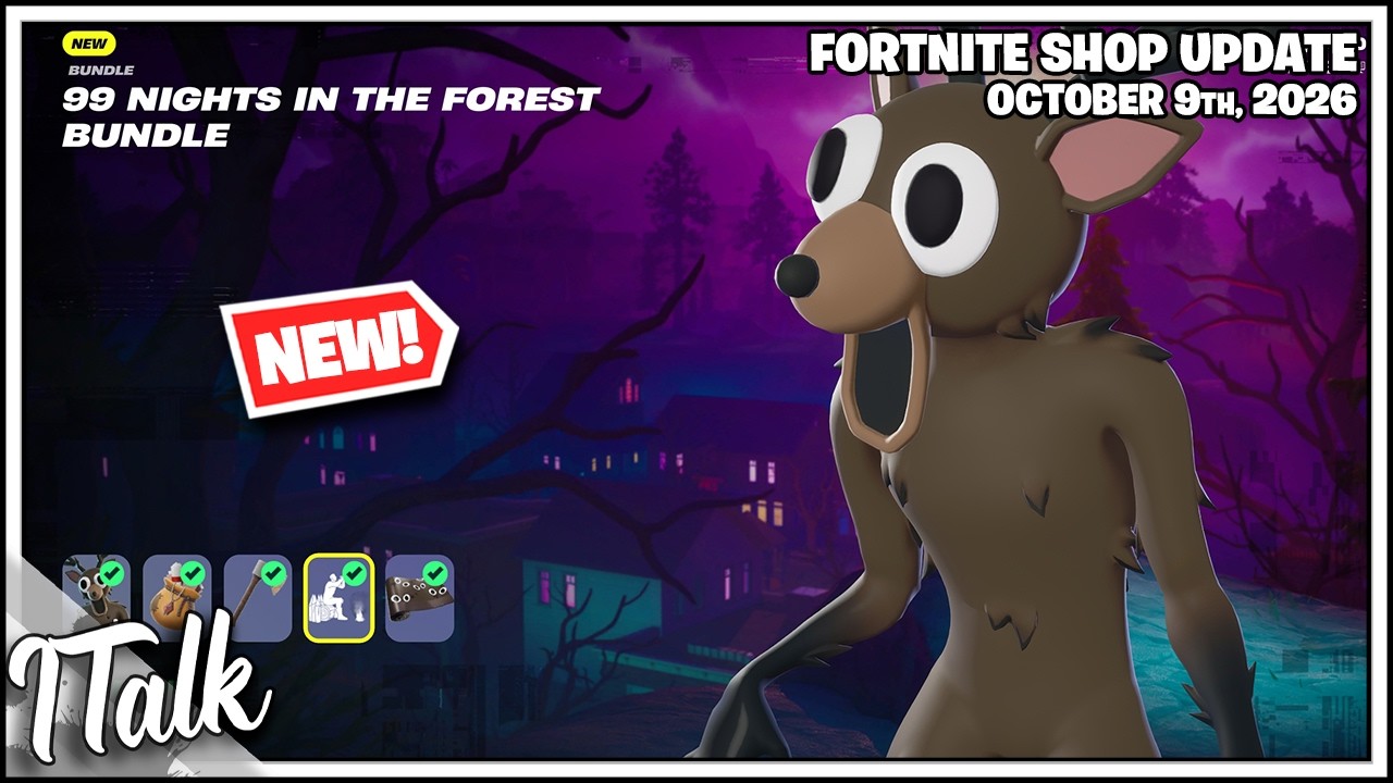 Магазин Fortnite *НОВЫЙ* НАБОР &laquo;99 НОЧЕЙ В ЛЕСУ&raquo;! [9 октября 2026 г.] (Fortnite, глава 7)