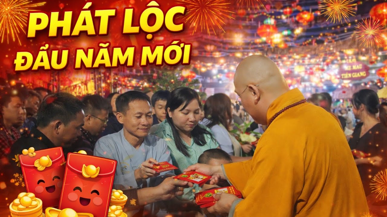 34 ] Chùa Hưng Long Cổ Tự - Mẹ Mẫu Tiền Giang: Phát Lộc Đầu Năm Mới Cho Phật Tử