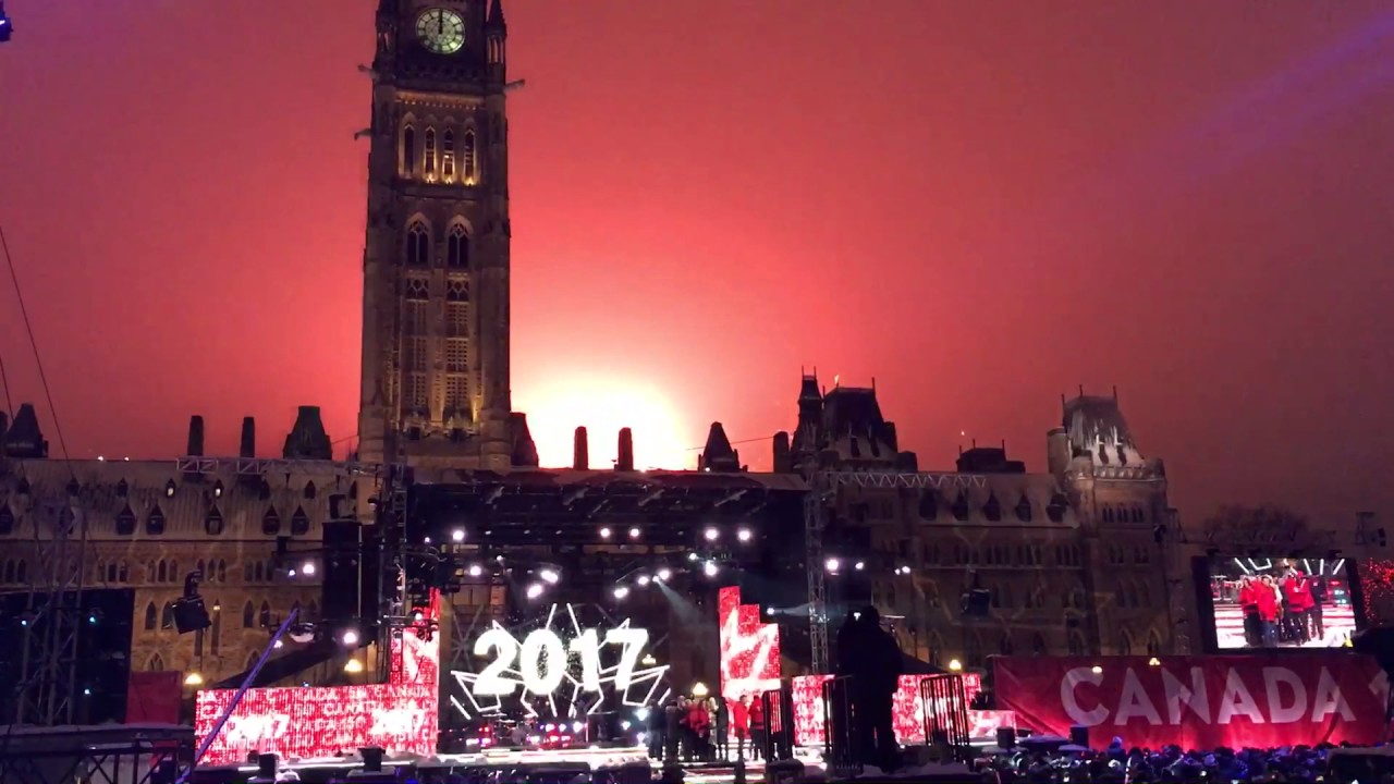 Ottawa celebrated New Year 2017