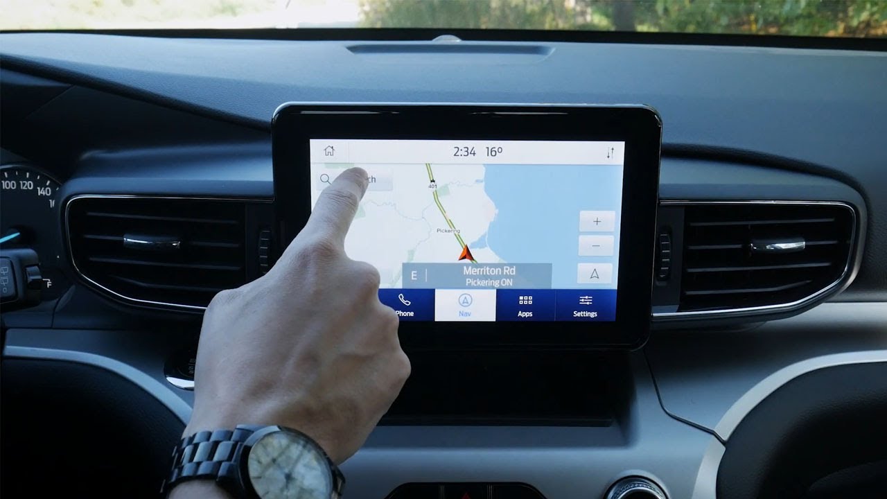 Using Factory Navigation in the 2022-2023 Ford Explorer