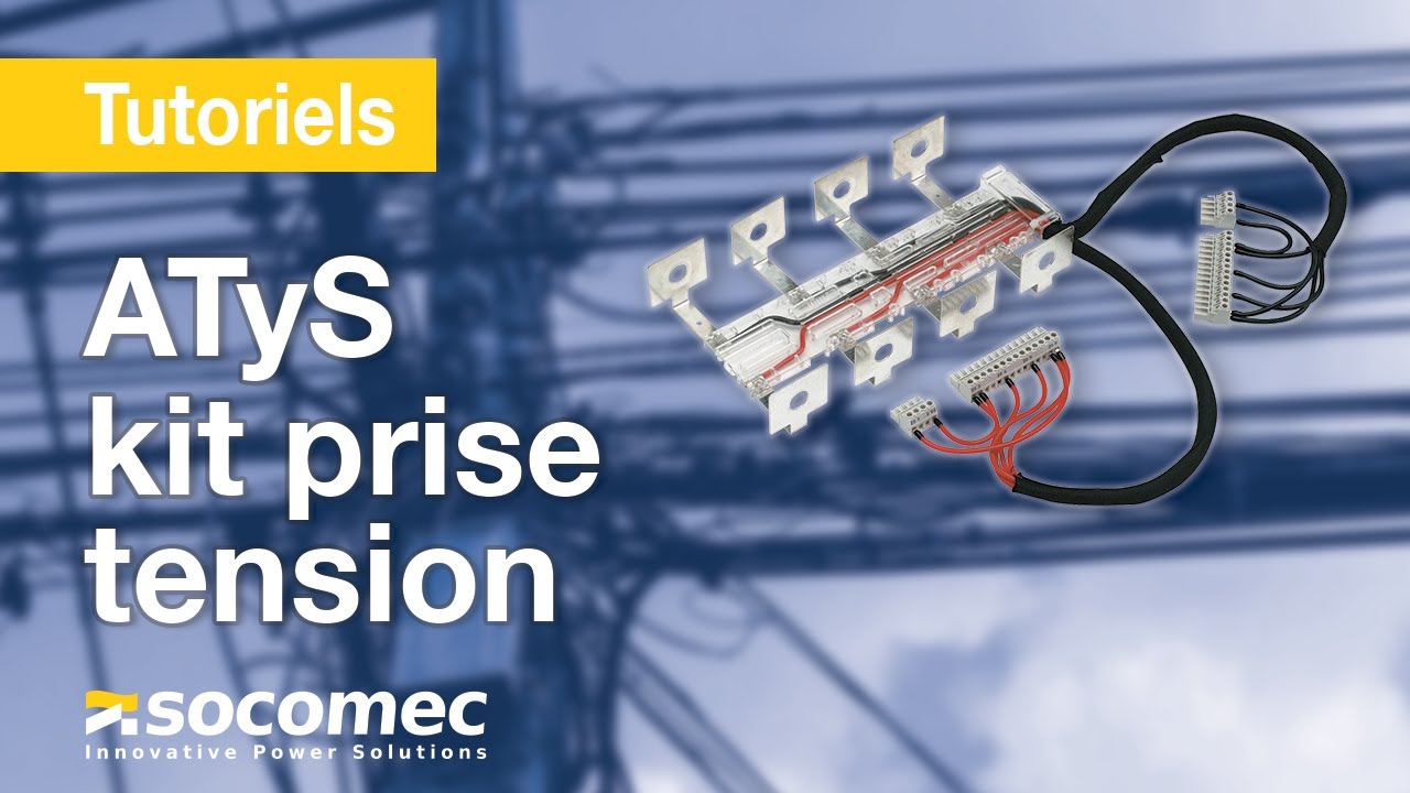 Comment installer un kit de prise tension sur l’inverseur de source ATyS ?