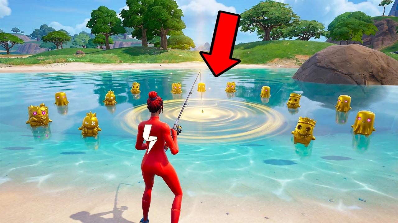 Fortnite - How to EASILY Get GOLD SPRITES with this SECRET TRICK! (Tutorial)
