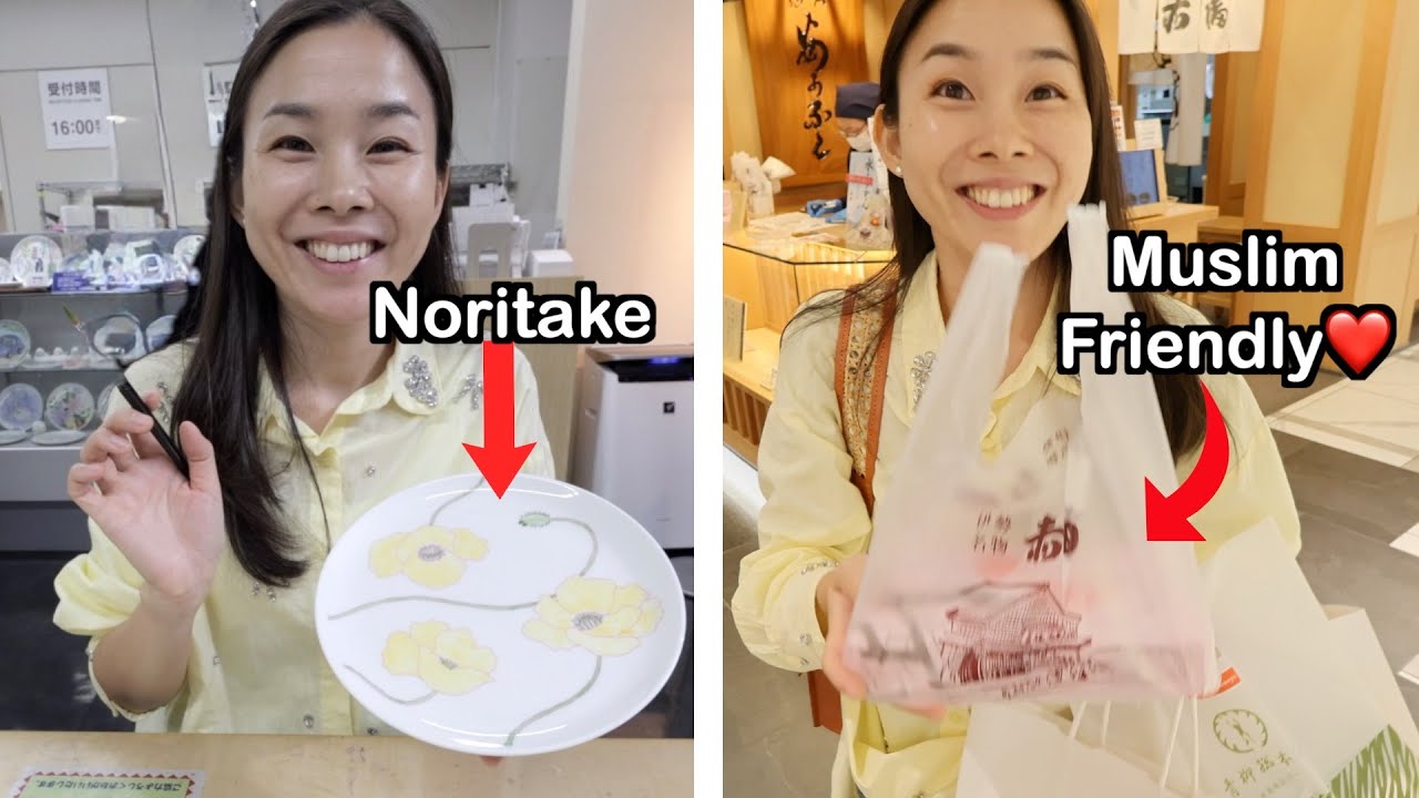 My favourite activity Noritake Museum in Nagoya, Japan! Tips on what Muslim-friendly snacks to buy!