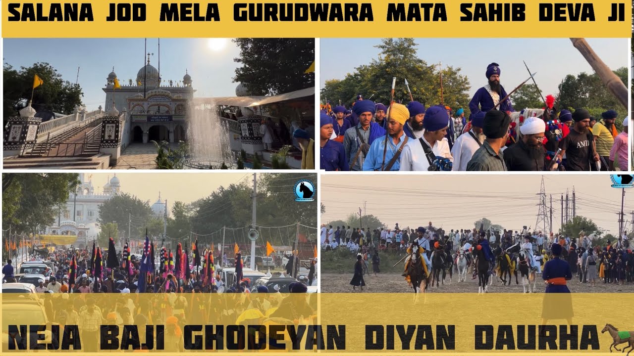 SALANA JOD MELA GURUDWARA MATA SAHIB DEVA JI 2023 || NEJA BAJI || DAL PANTH