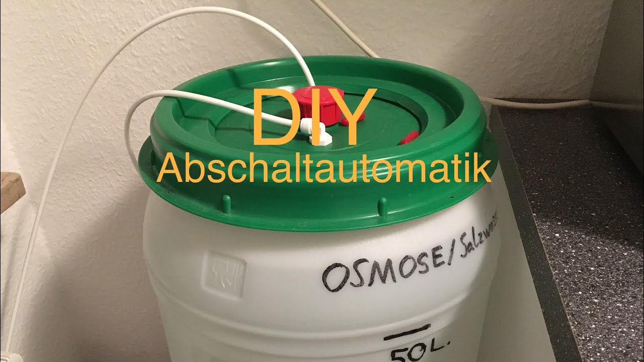 Update Osmoseanlage Abschaltautomatik
