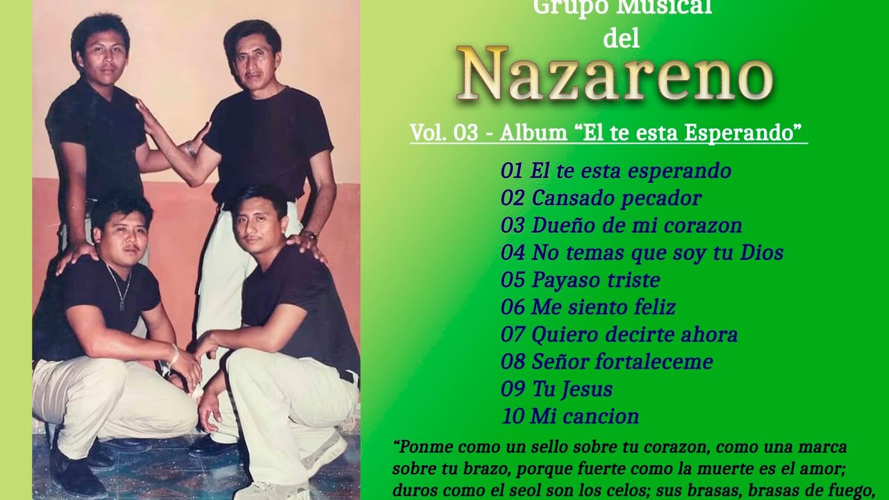 Ministerio Musical del Nazareno - (VOL.03) Álbum completo/MP MIUSIC RECORDS.