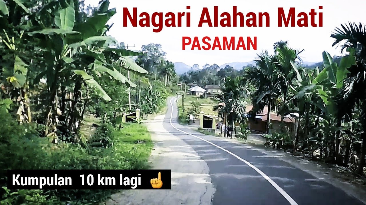 perjalanan di nagari simpang & nagari alahan mati di kecamatan simpang alahan mati,pasaman