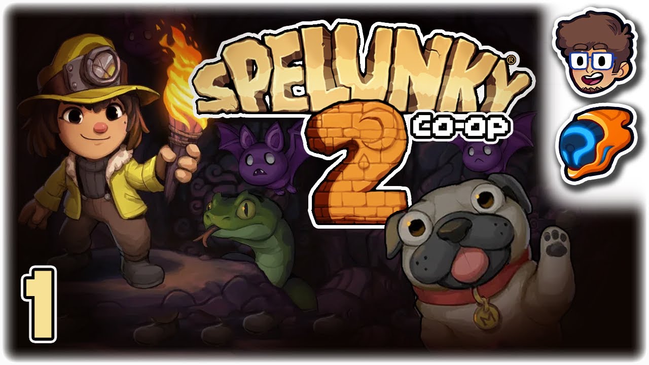 PURE CHAOTIC JOY!! | Let's Play Spelunky 2: Co-Op | Part 1 | ft @wanderbots
