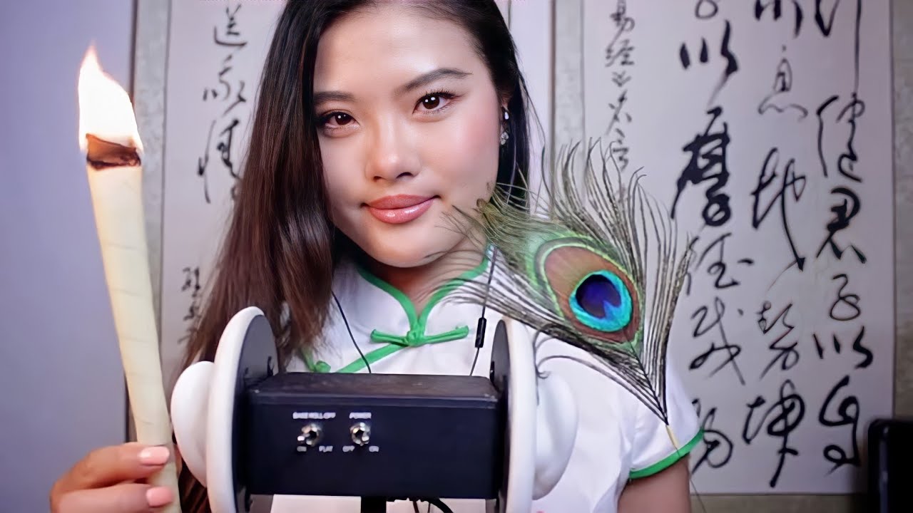 ASMR~Traditional Chinese Ear Cleaning🦻🍃(Whispered)