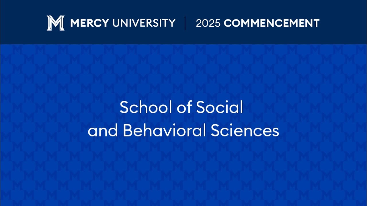 Commencement 2025: School of Social and Behavioral Sciences
