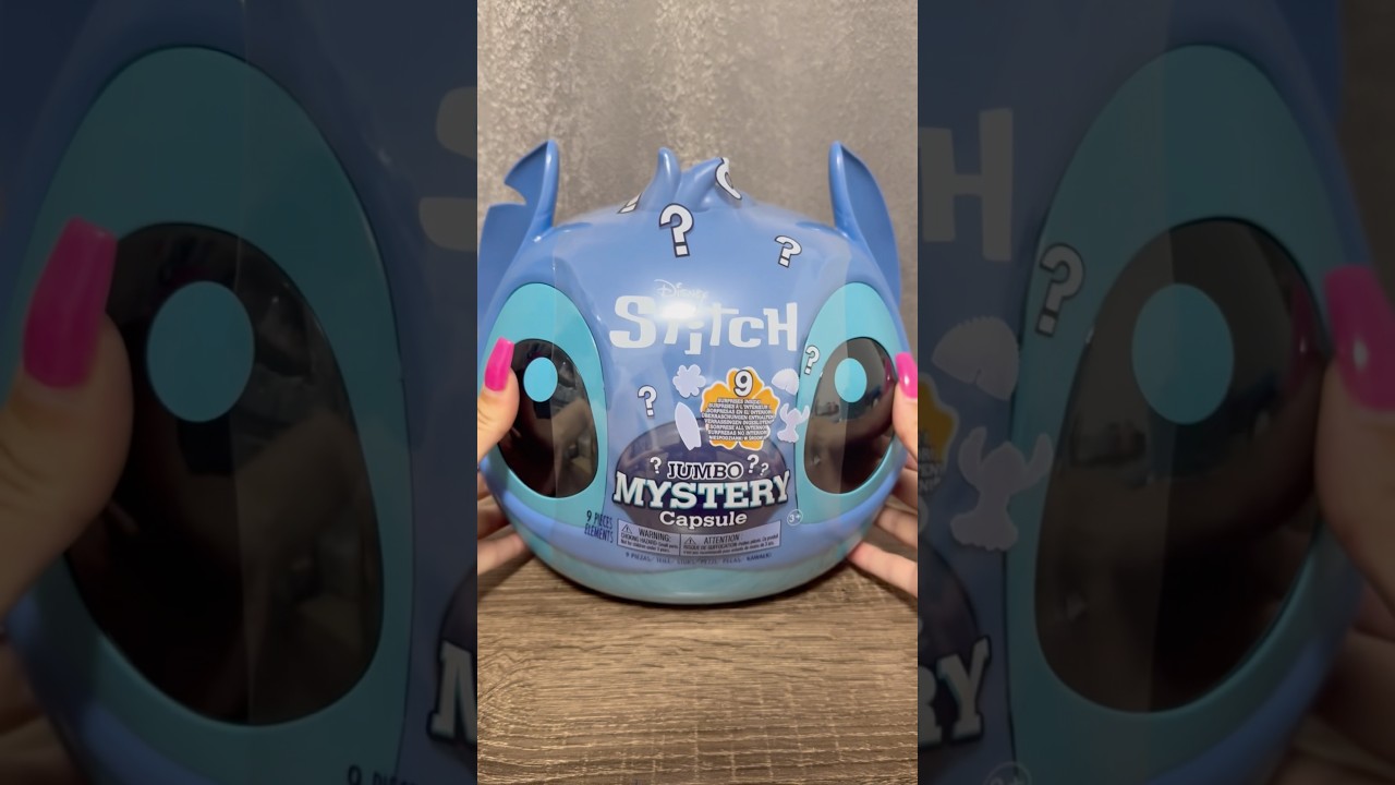 ✨JUMBO✨DISNEY LILO AND STITCH MYSTERY TOY UNBOXING #asmr #asmrunboxing #disney #stitch #unboxing