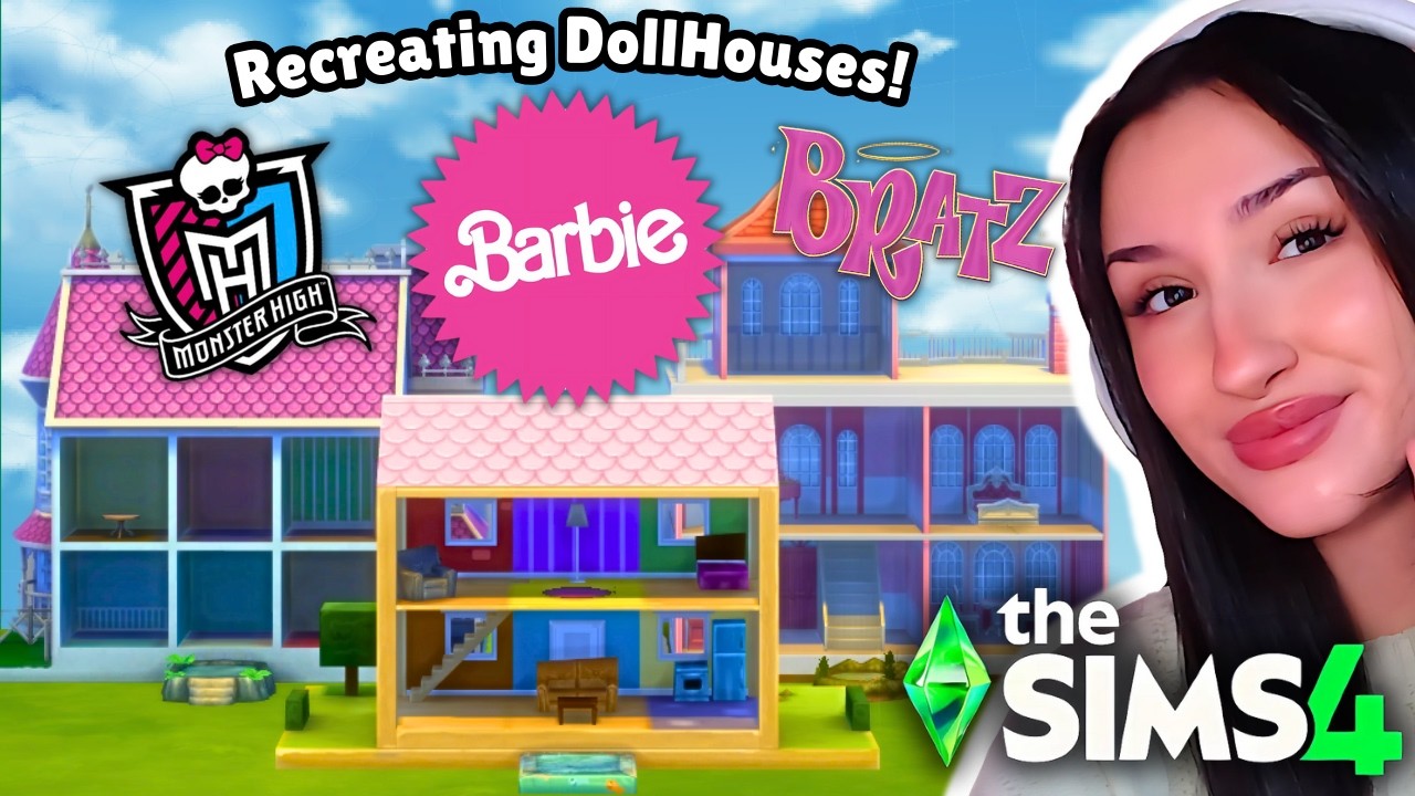 Каждый крошечный дом — это отдельный кукольный домик в The Sims 4