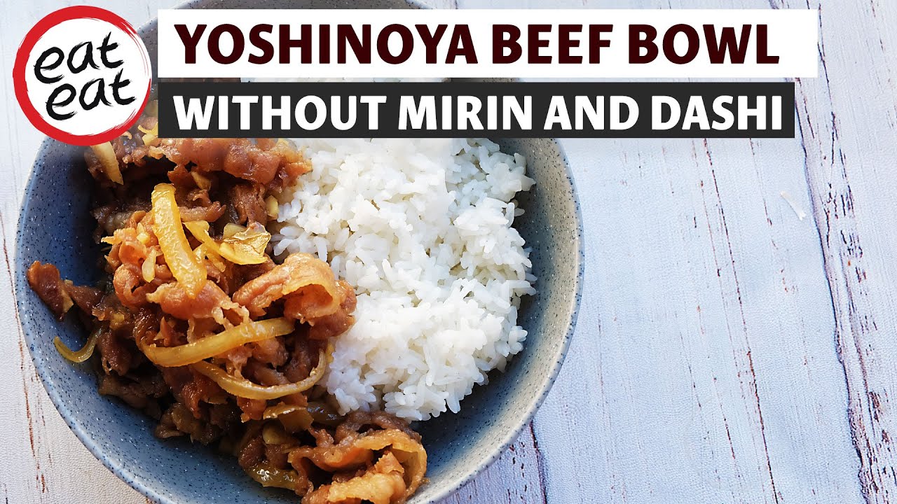 Yoshinoya Beef Bowl Without Mirin and Dashi - Halal Gyudon
