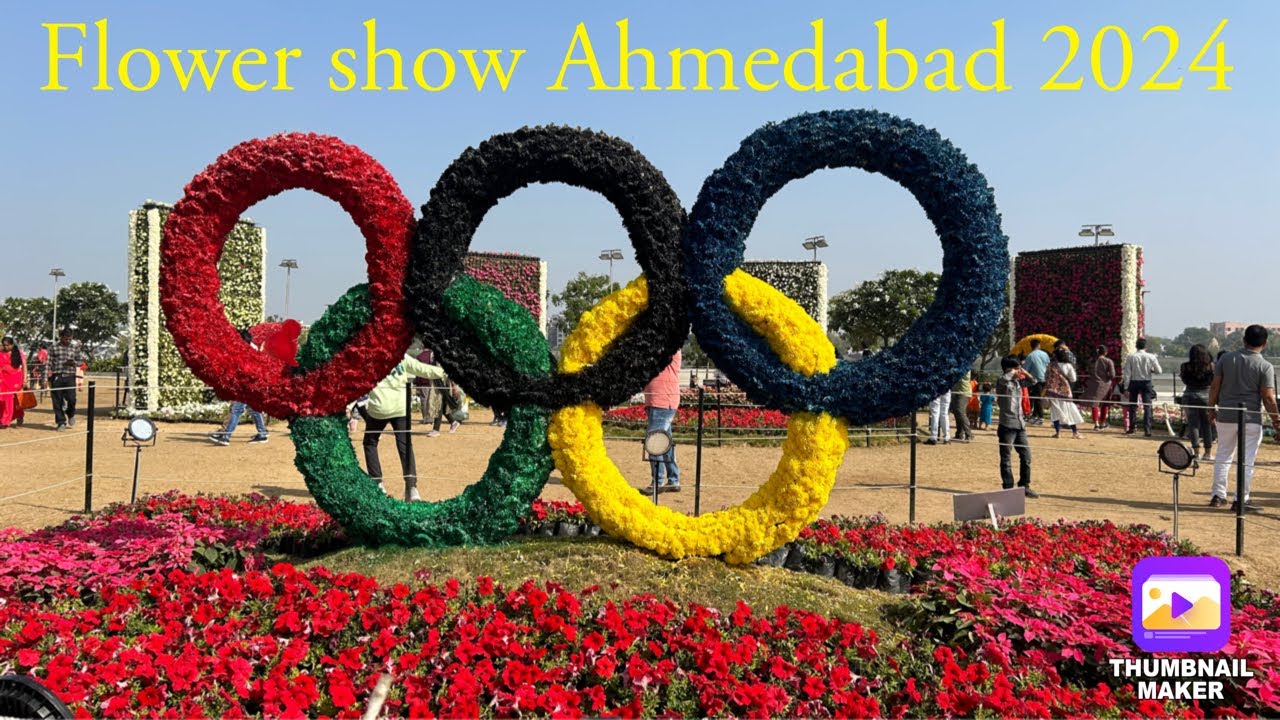 Ahmedabad flower show 2024# Flower show Ahmedabad 2024 Ahmedabad River front flower show 2024 flower