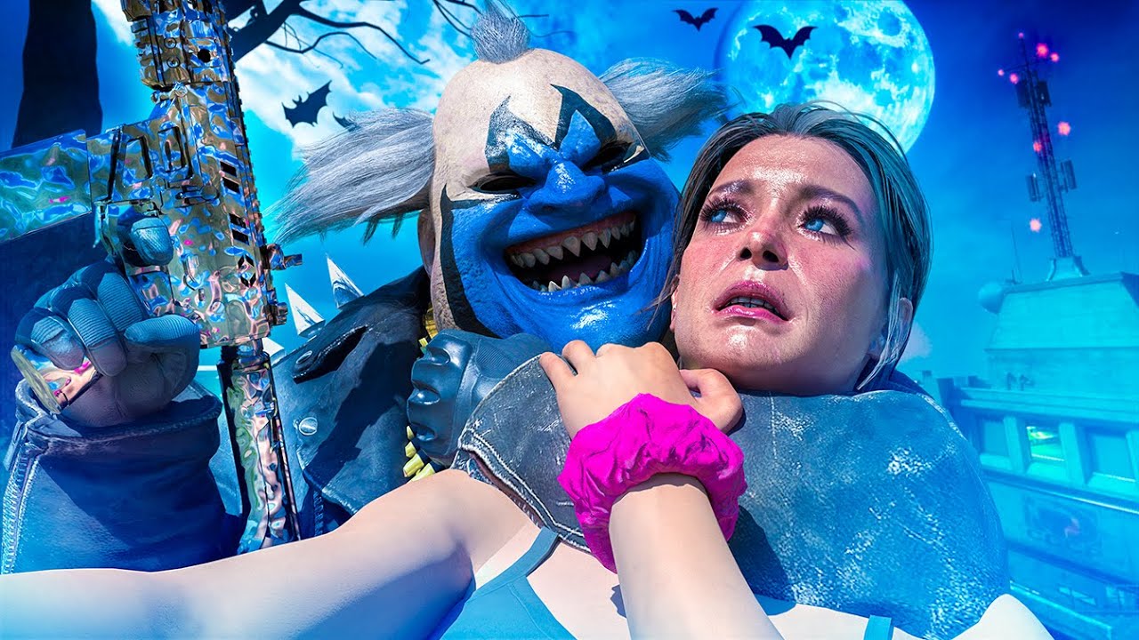 Haunting Streamers with Movement in a FAT CLOWN SKIN (TERRIFYING)