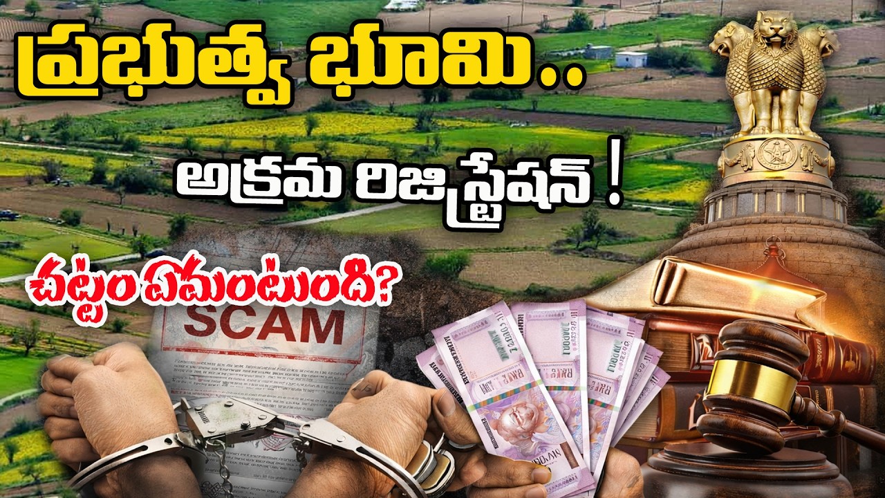 ప్రభుత్వ భూమి అక్రమ రిజిస్ట్రేషన్ – చట్టం ఏమంటుంది? | By Advocate Satyanarayana | @BRK LEGAL TALKS